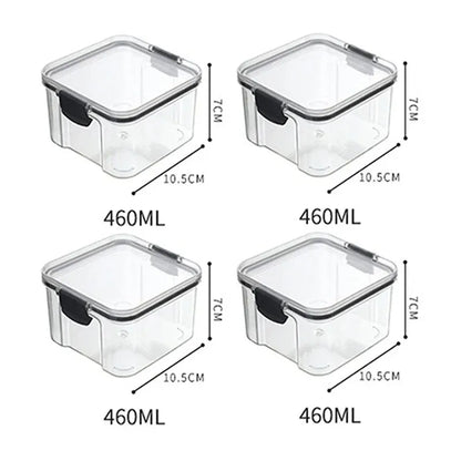 🍽️ Stackable Airtight Food Storage Containers | Clear Kitchen Pantry Boxes 🧂