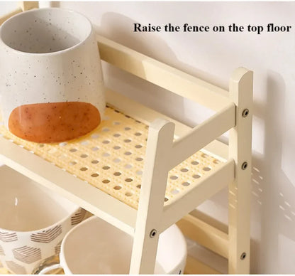 🌿 Bamboo 2-Tier Desk Shelf – Minimalist Organizer for Plants, Cups & More 🧺