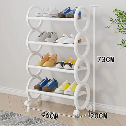 Space Saving Shoe Rack  Nail-Free & Portable  Rustproof Entry Organizer