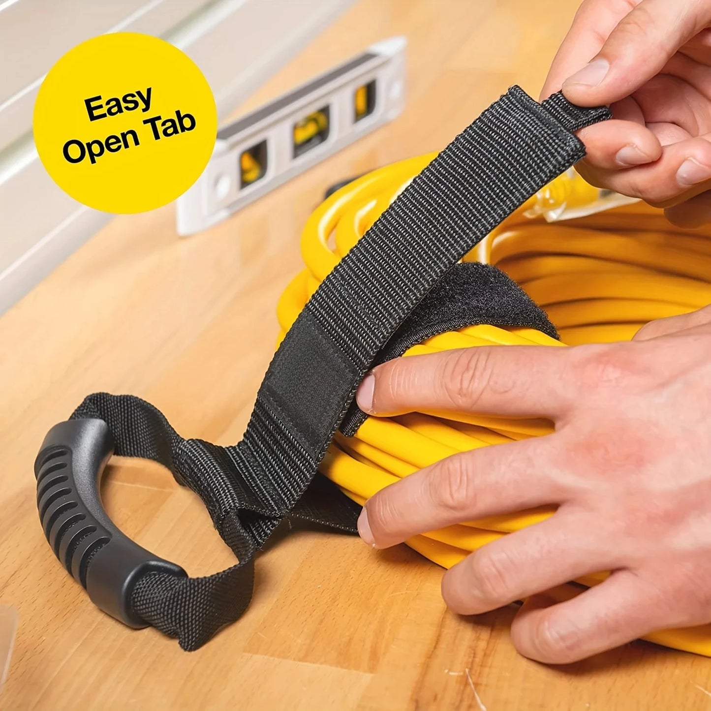 🧰 Heavy-Duty Multipurpose Storage Strap – Wall Hanging Cord & Hose Organizer with Handle (25KG Load)