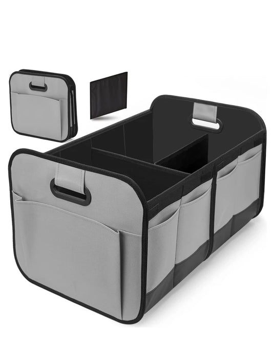 Foldable Car Boot Organizer – Multi-Functional Trunk Storage Box for Groceries, Tools & Golf Gear