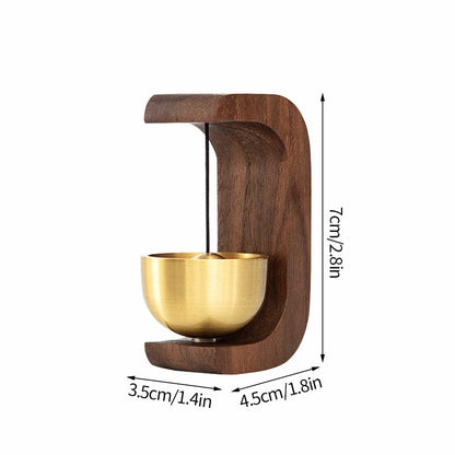 🔔 Wooden Door Bell – Japanese Wind Chime for Home & Garden Decor 🔔