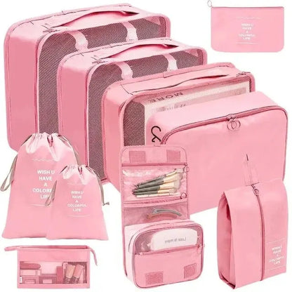 🧳 Travel Packing Organizer Set – 7/8/9/10PCS for Luggage & Wardrobe