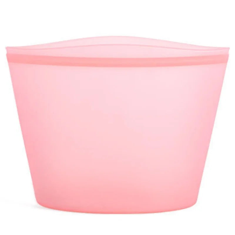 🛍️ Silicone Storage Bags – Reusable Food Grade Leakproof Set 🛍️