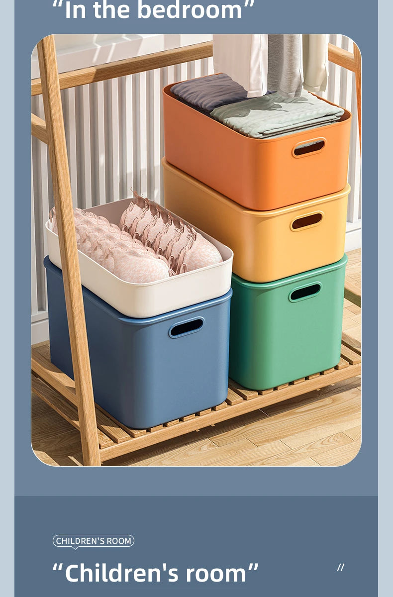 🎨 Colorful Stackable Storage Box 🧺 Tidy Up with Style! 🎨