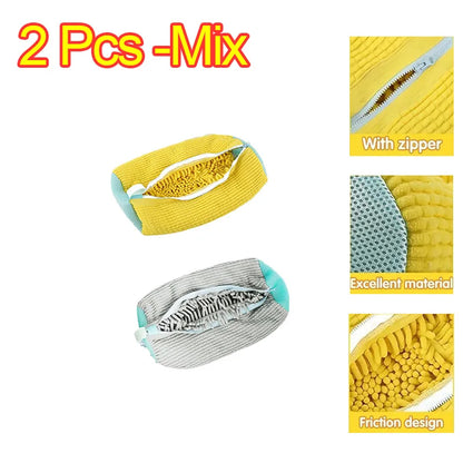 🧼 Sneaker & Slipper Washing Net Bag – Laundry Mesh Shoe Protector 👟