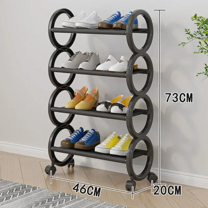 Space Saving Shoe Rack  Nail-Free & Portable  Rustproof Entry Organizer
