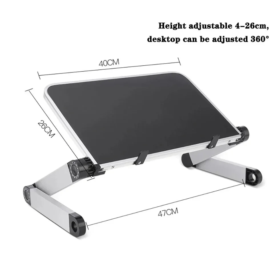 💻 Adjustable Laptop Stand ✨ Foldable & Portable 🧳 Aluminum Cooling Bracket 🧊