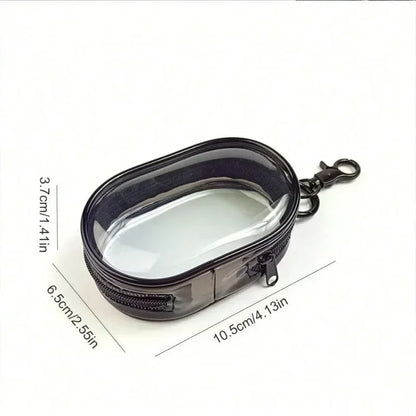 🔌 Transparent Travel Cable Organizer – Portable Charger Case 🔌