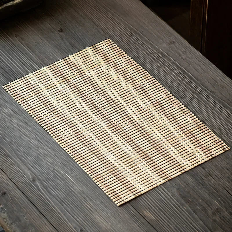 Bamboo Placemat Coaster – Japanese Style Non-Slip Table Pad