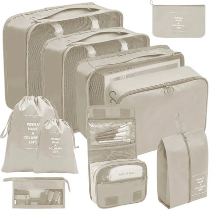 🧳 Travel Packing Organizer Set – 7/8/9/10PCS for Luggage & Wardrobe