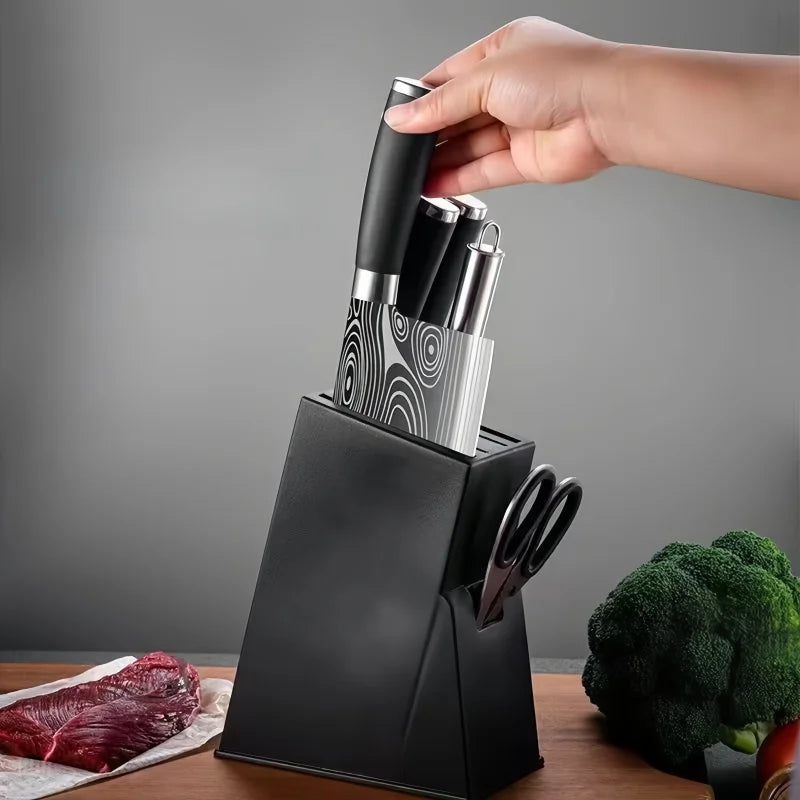 🔪 Knife Holder Stand – 6 Styles Universal Storage Organizer 🔪