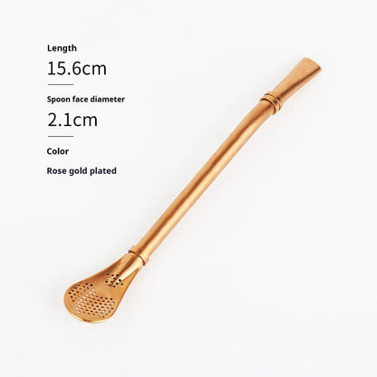 🥤 Stainless Steel Straws – Reusable Colorful Set with Brush 🥤