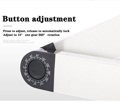 💻 Adjustable Laptop Stand ✨ Foldable & Portable 🧳 Aluminum Cooling Bracket 🧊