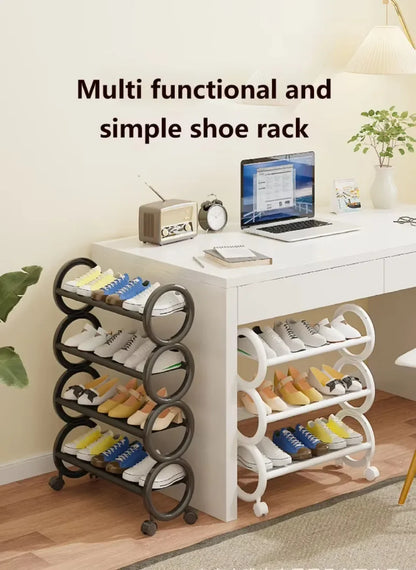 Space Saving Shoe Rack  Nail-Free & Portable  Rustproof Entry Organizer