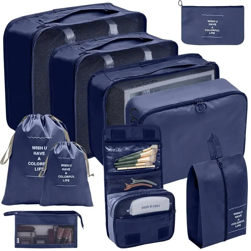 🧳 Travel Packing Organizer Set – 7/8/9/10PCS for Luggage & Wardrobe