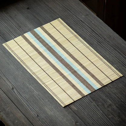 Bamboo Placemat Coaster – Japanese Style Non-Slip Table Pad