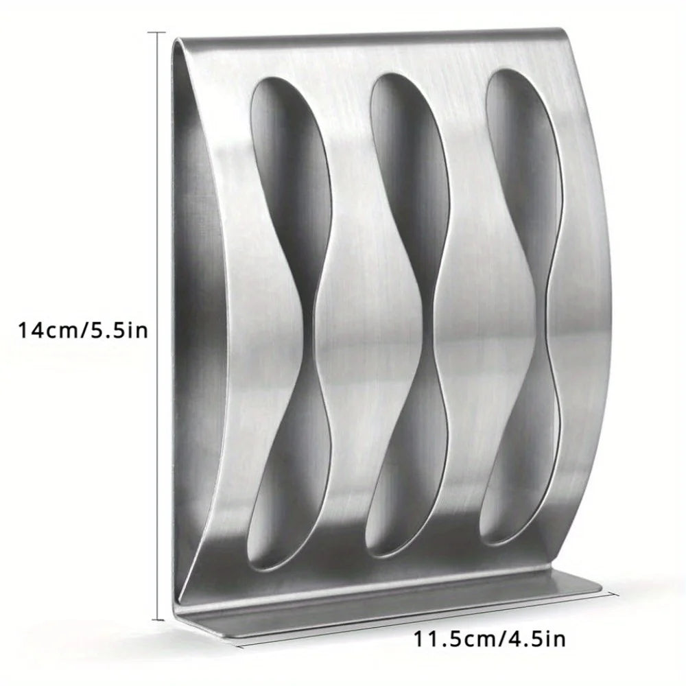 🧼 Wall Mounted Stainless Steel Toothbrush & Razor Holder – Self-Adhesive Bathroom Organizer
