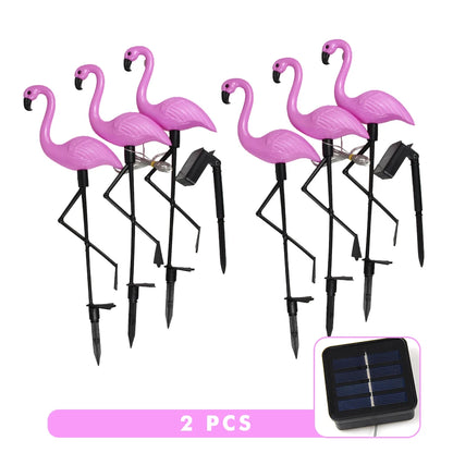 🌸 Solar Flamingo Light – Outdoor Waterproof Lawn Lamp for Garden & Patio 🌸