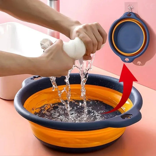 🛁 Foldable Travel Wash Basin – Portable, Compact & Durable
