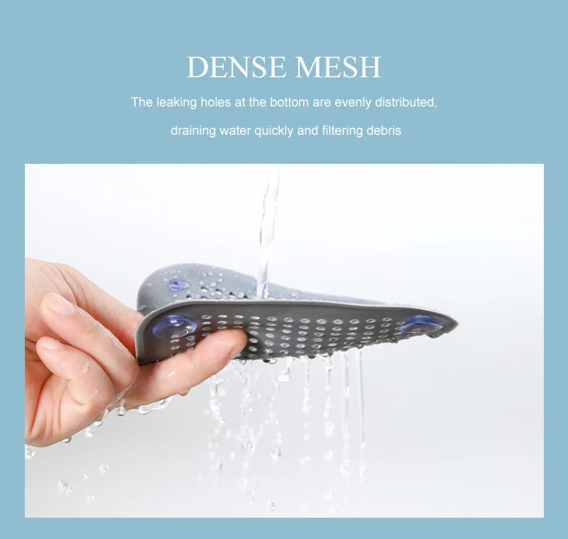 🌀 Silicone Shower Drain Hair Catcher – Anti-Clog Sink Stopper for Kitchen & Bathroom
