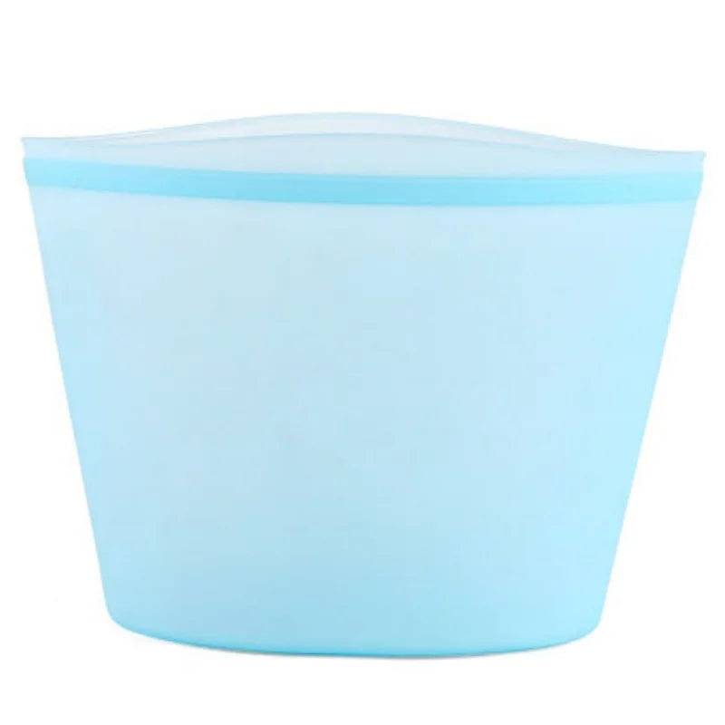 🛍️ Silicone Storage Bags – Reusable Food Grade Leakproof Set 🛍️
