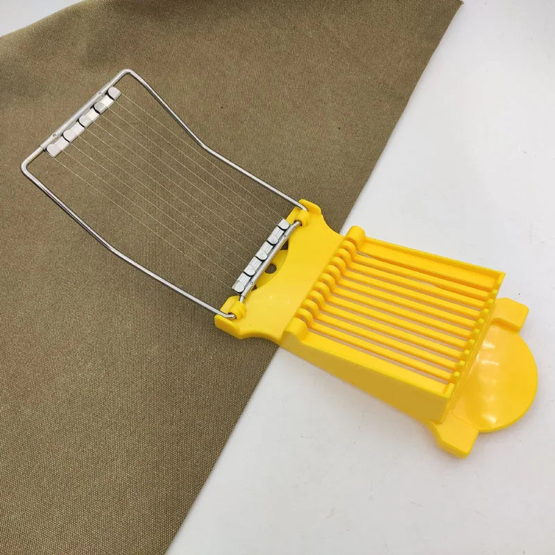 🔪 Multifunctional Stainless Steel Food Slicer – 10-Wire Cutter for Eggs, Cheese, Ham & More 🧀