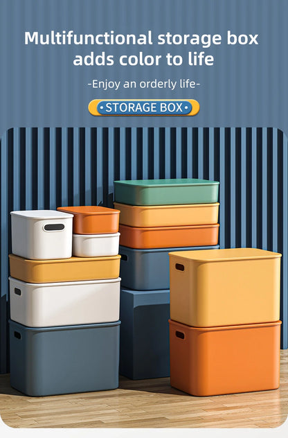 🎨 Colorful Stackable Storage Box 🧺 Tidy Up with Style! 🎨
