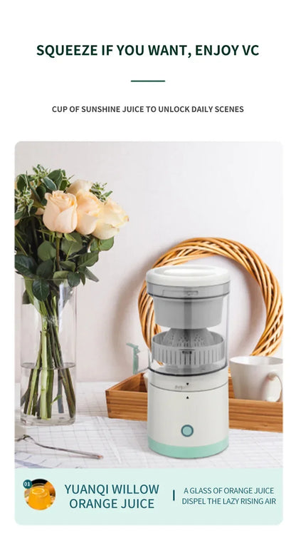USB Rechargeable Citrus Juicer – Portable & Automatic Fruit Squeezer