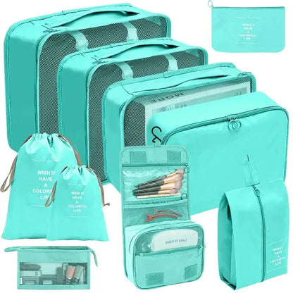 🧳 Travel Packing Organizer Set – 7/8/9/10PCS for Luggage & Wardrobe