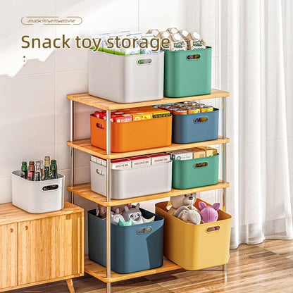 🎨 Colorful Stackable Storage Box 🧺 Tidy Up with Style! 🎨