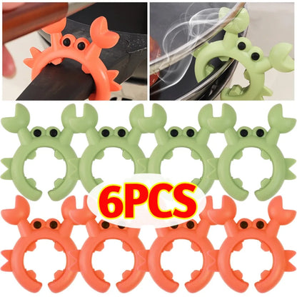 🍳 Silicone Spatula Rack – Multi-Function Crab Pot Clip Holder 🍳