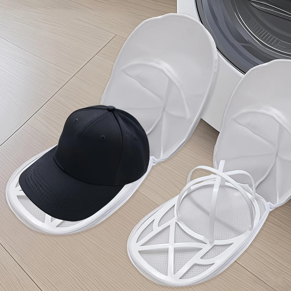 🧢 Hat Washing Cage – Anti-Deformation Laundry Bag for Machine Wash & Travel Storage 🧺