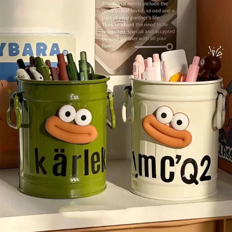 ✏️ Cute Cartoon Pen Holder – Desk & Office Storage Organizer ✏️