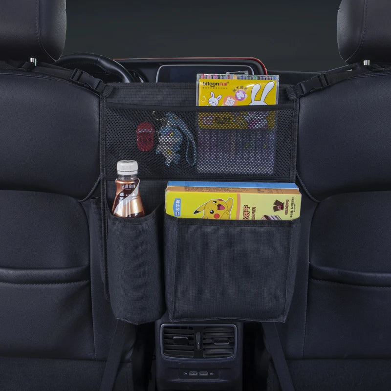 Child Safety Car Net Barrier with Storage