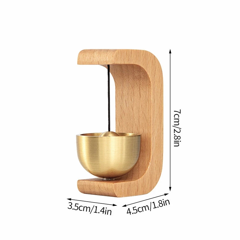 🔔 Wooden Door Bell – Japanese Wind Chime for Home & Garden Decor 🔔