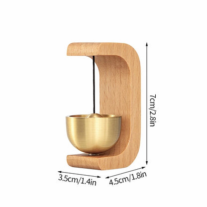 🔔 Wooden Door Bell – Japanese Wind Chime for Home & Garden Decor 🔔