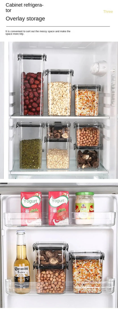 🍽️ Stackable Airtight Food Storage Containers | Clear Kitchen Pantry Boxes 🧂