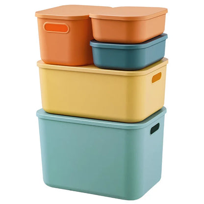 🎨 Colorful Stackable Storage Box 🧺 Tidy Up with Style! 🎨