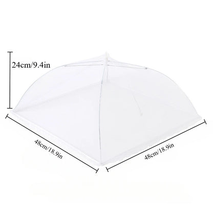 🦟 Foldable Mesh Food Cover – Washable Insect-Proof Dish Protector for Indoor & Outdoor Use 🍽️