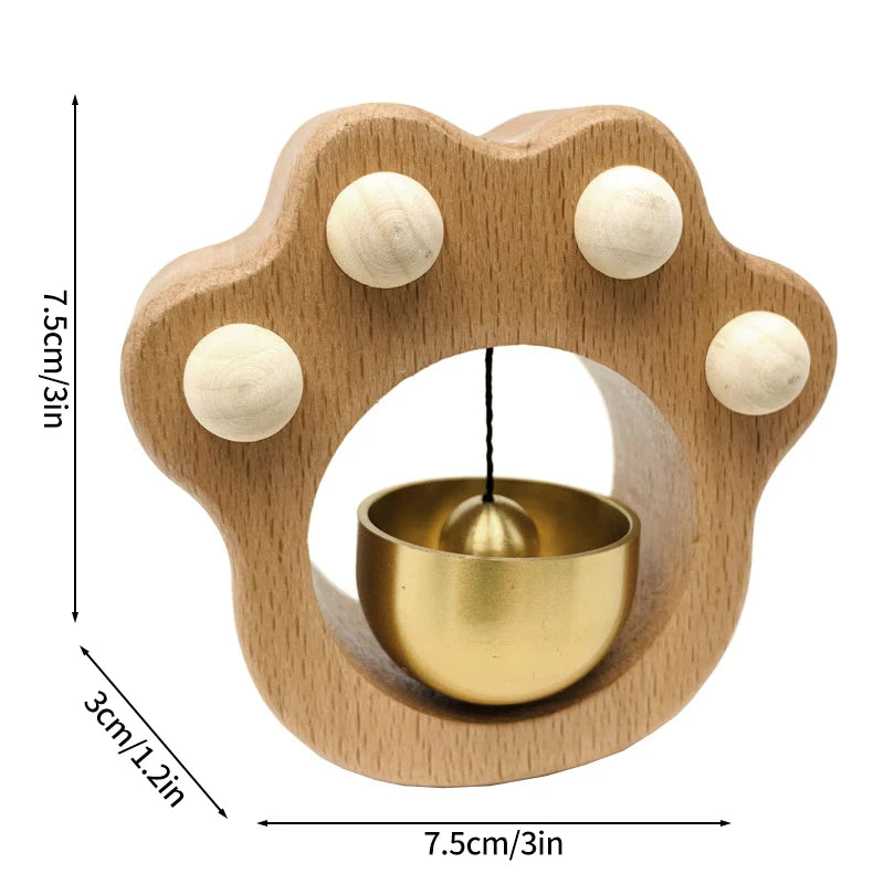 🔔 Wooden Door Bell – Japanese Wind Chime for Home & Garden Decor 🔔