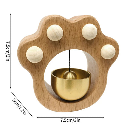 🔔 Wooden Door Bell – Japanese Wind Chime for Home & Garden Decor 🔔