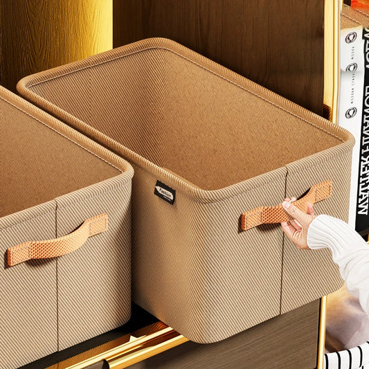 🧺 Foldable Non-Woven Clothes Storage Box – Organiser for Pants, Sweaters & Bedding