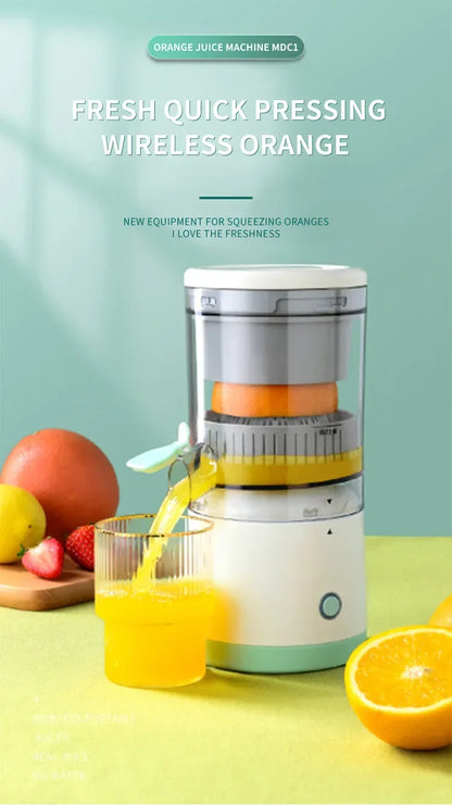 USB Rechargeable Citrus Juicer – Portable & Automatic Fruit Squeezer