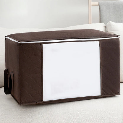 🧺 Large Capacity Clothes Storage Bag – Foldable Blanket Organizer 🧺