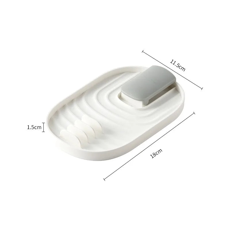 🧼Foldable Spoon & Lid Holder – 🍳 Drip-Free Cooking Organizer