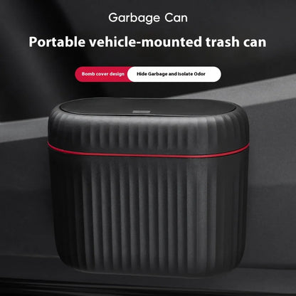 Pop-Up Car Trash Can – Door-Mounted & Desktop Use, Large Capacity Waste Bin