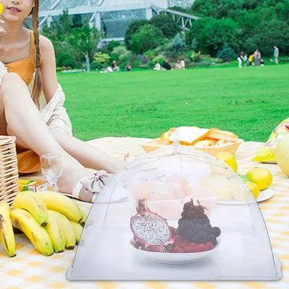 🦟 Foldable Mesh Food Cover – Washable Insect-Proof Dish Protector for Indoor & Outdoor Use 🍽️
