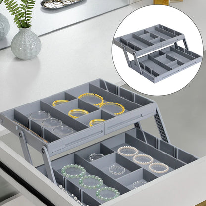 Smart Drawer Organizer – Multi-Tier Storage Tray for Home & Office