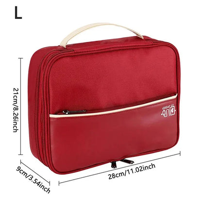 💼 Digital Cable Storage Bag – USB Cord, Charger & Power Bank Organizer Travel Case